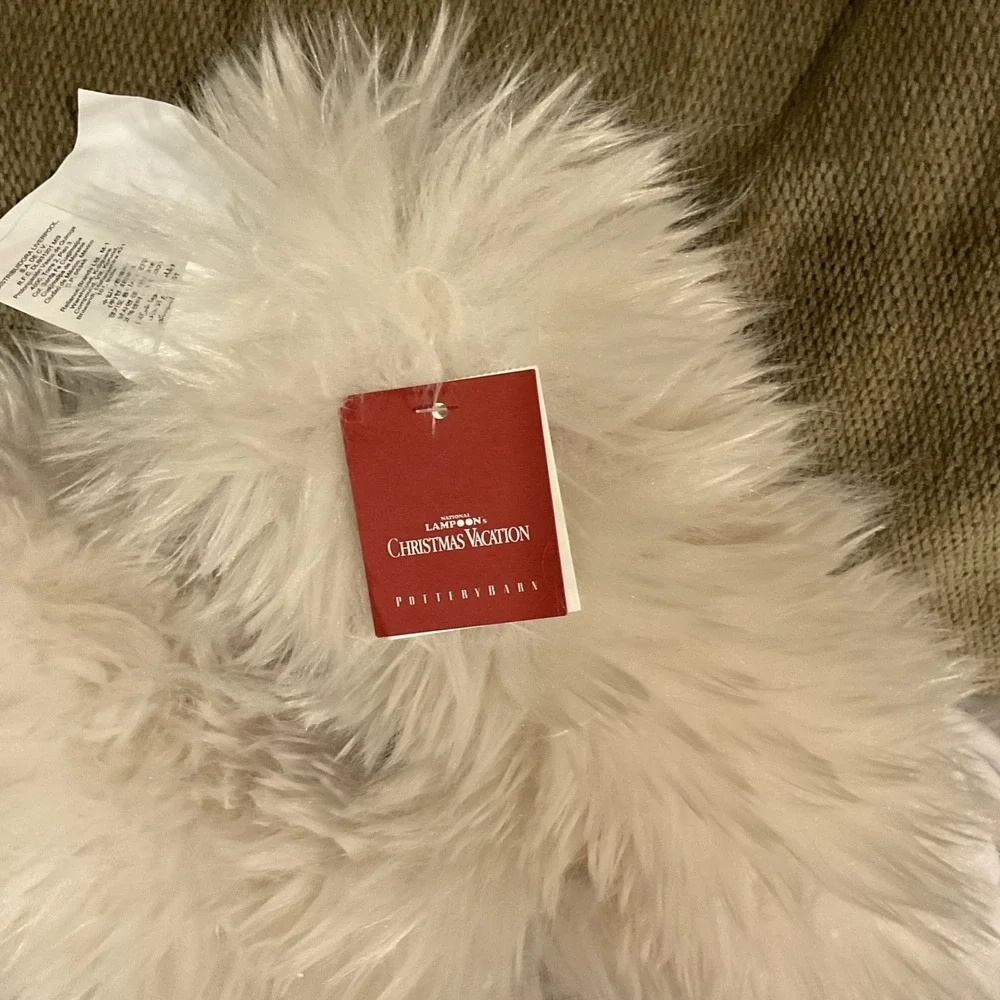 NEW Pottery Barn National Lampoon's Christmas Vacation Cat Pillow NWT